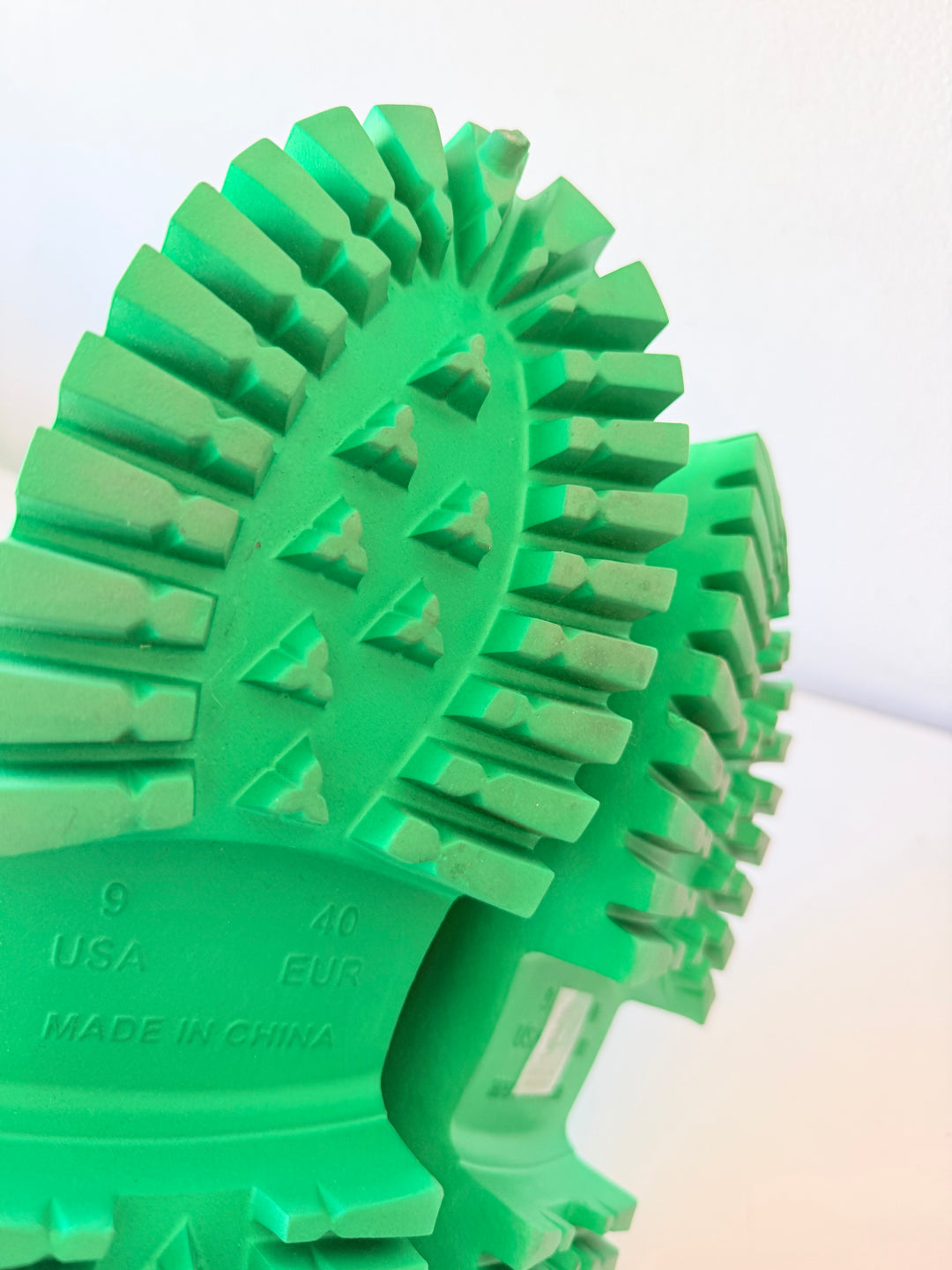 Jeffrey Campbell Green Platform Mules Size 9