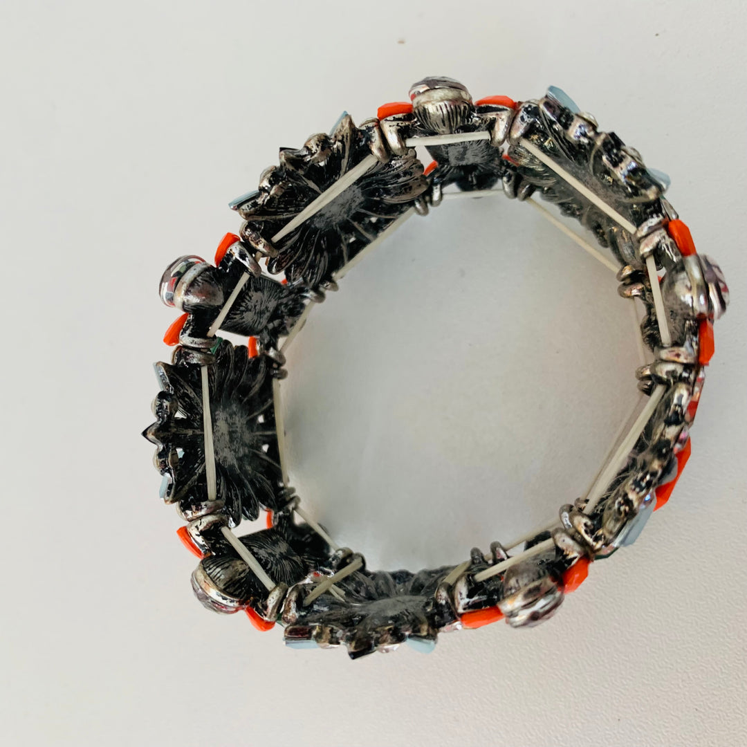 Multicolor Stretch Statement Bracelet
