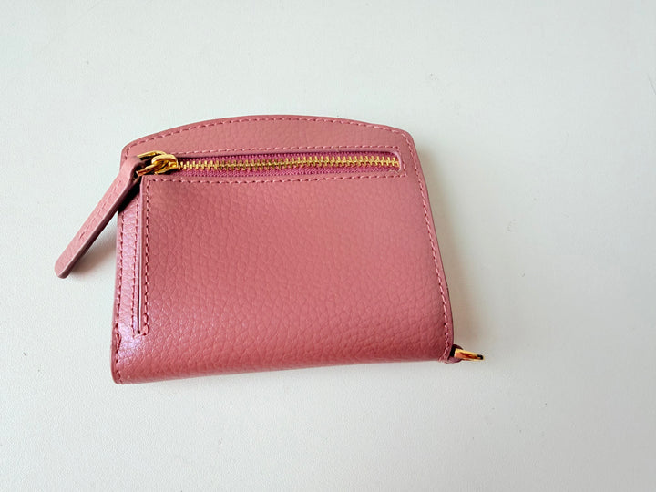 Tumi Belden Bifold Pebble Pink Leather Wallet New No Tag