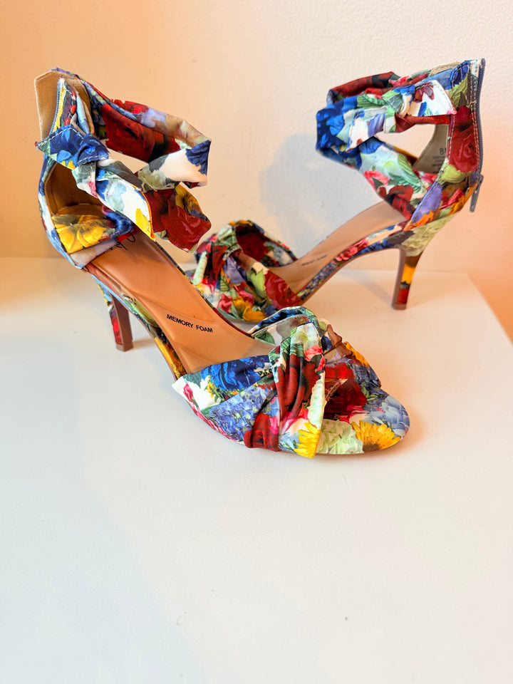 Impo Tristan Floral Heeled Sandal Size 8