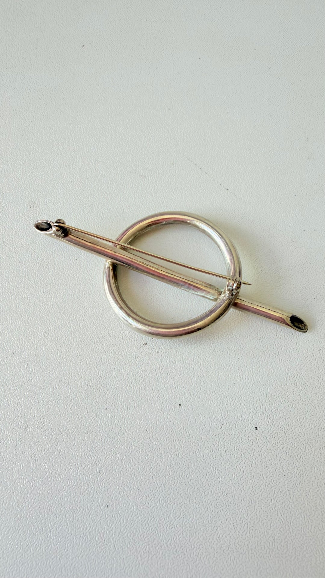 Silver Minimalist Brooch