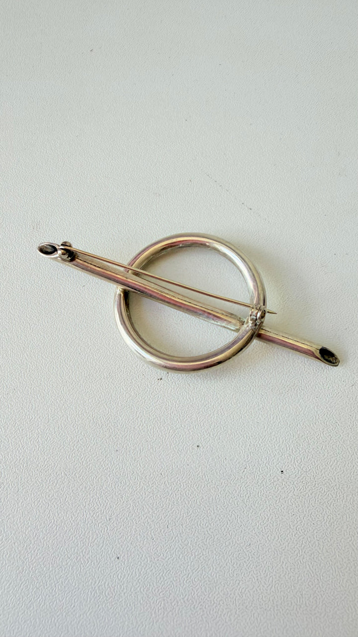 Silver Minimalist Brooch