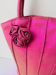 Gecko Traders Hand Woven SilK Pink Handbag