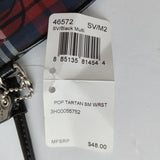 Coach Poppy Plaid Wristlet