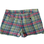 J. Crew Pastel Plaid Shorts Size 6