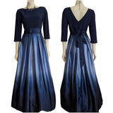 SLNY Blue Ombre Evening Gown Size 8P