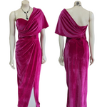 Hot Pink Velvet Dress Size Large