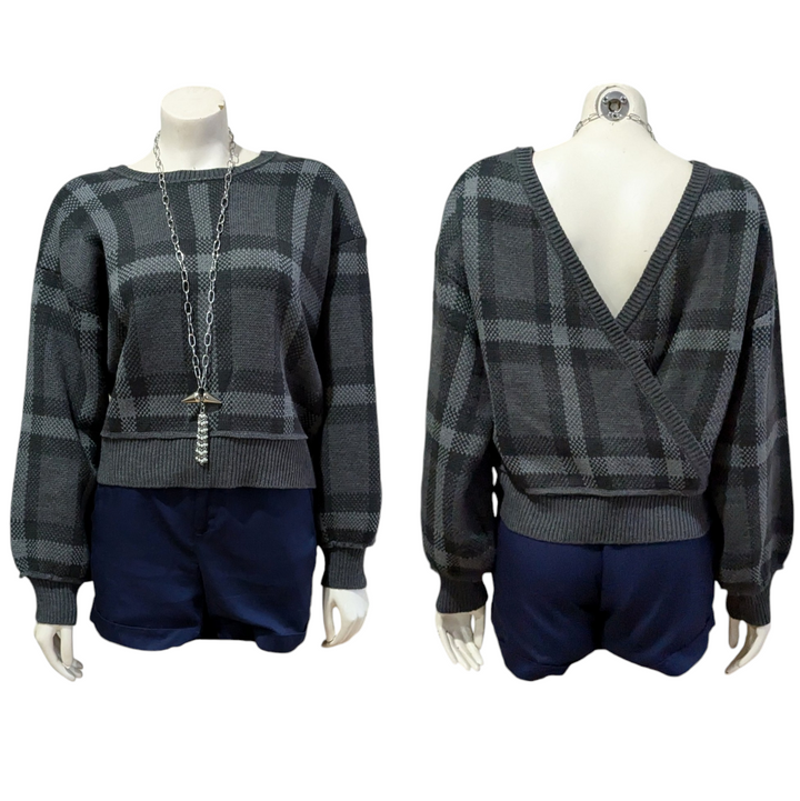 Vintage Havana Cropped Sweater Size Medium