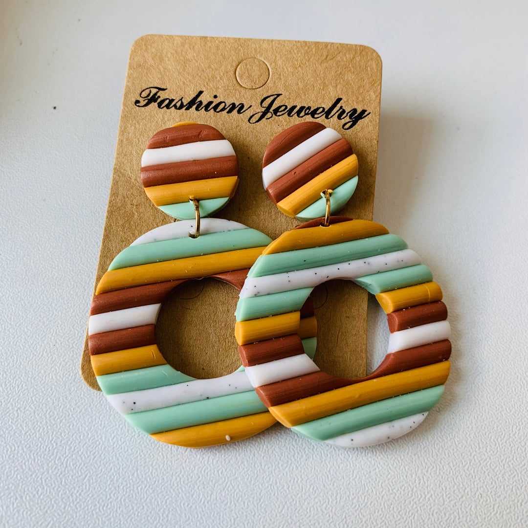 Multicolored Horizon Hoops
