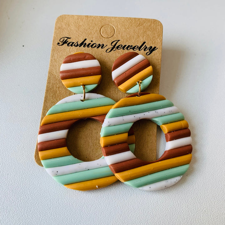 Multicolored Horizon Hoops