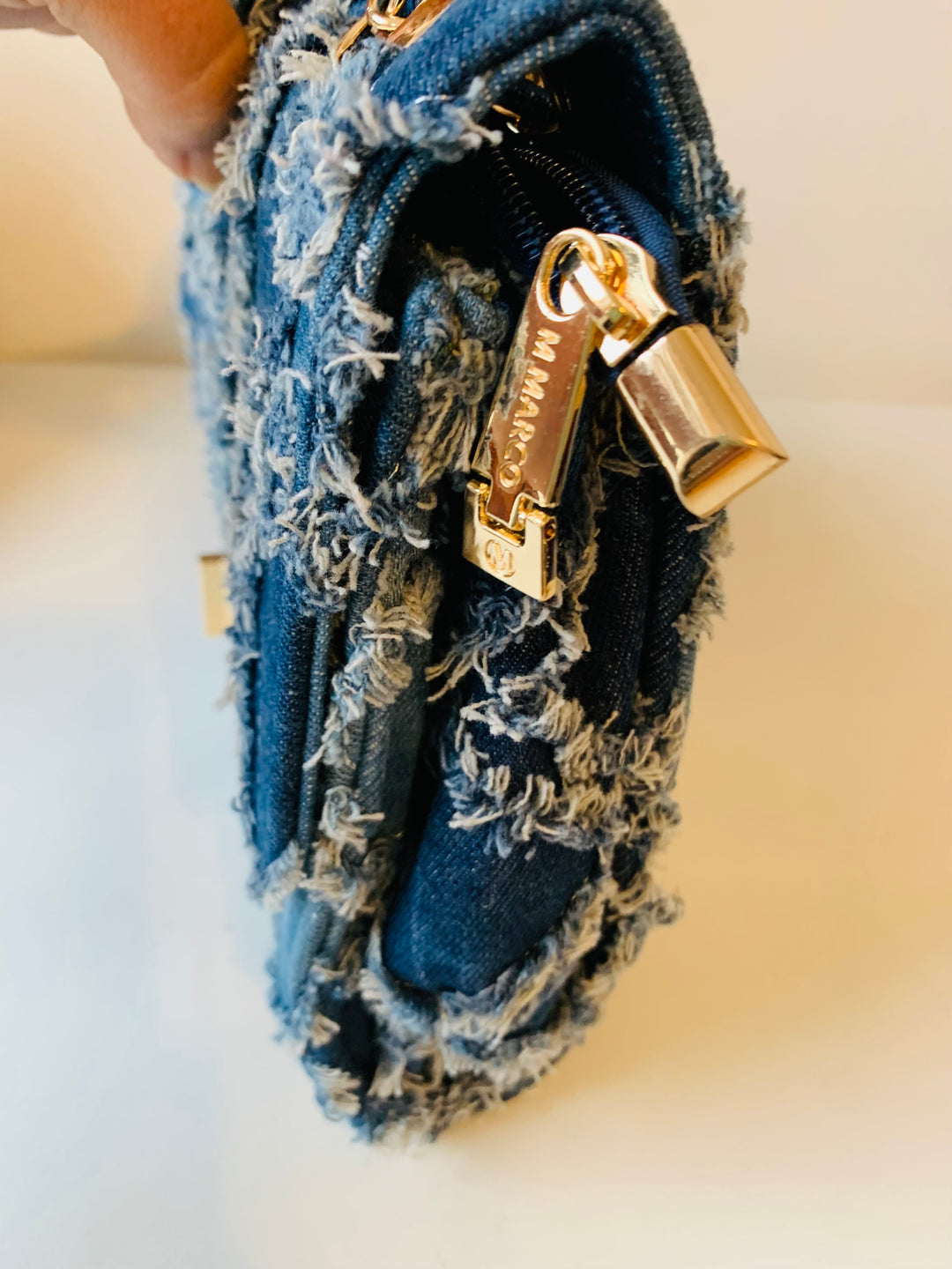 M Marco Quilted Jean Handbag /Crossbody