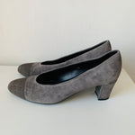 Vaneli Dank Heels in Grey Suede Size 9N