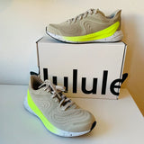 Lululemon Women’s Blissfeel Run 2 Sneakers in Lime Green and Neutral Size 7.5 New in Box