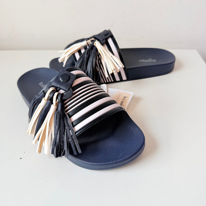 Rodebjer Gaby Slide In Navy & White Size 40 NWT