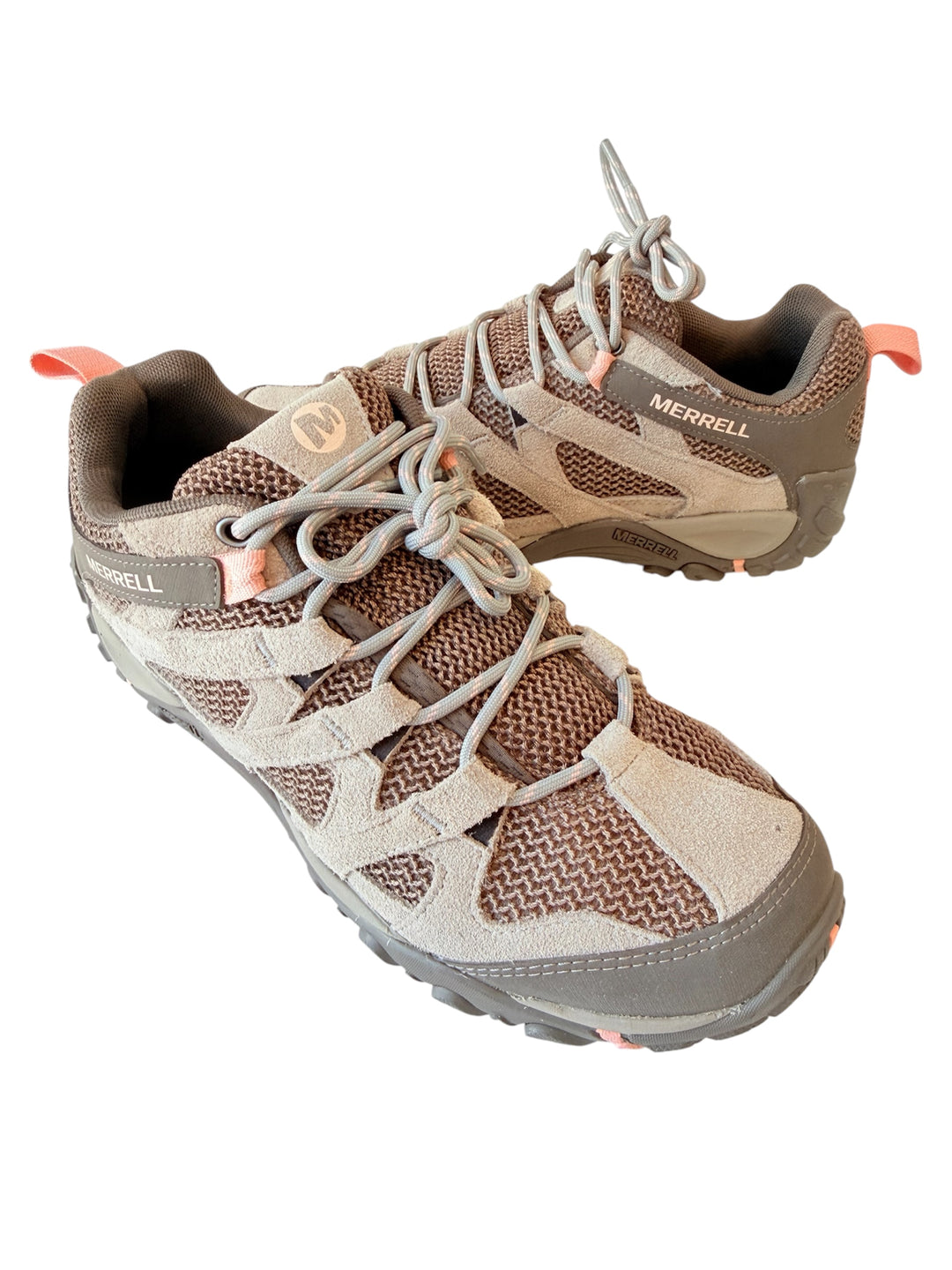 Merrell Alverstone Low Hiking Shoes Size 9 Women’s in Aluminum Tan J033034