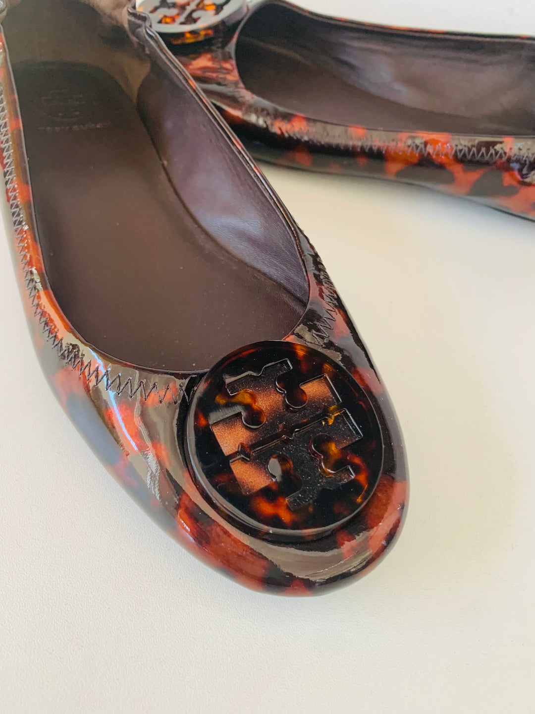 Tory Burch Tortoise Ballet Flats Size 6.5
