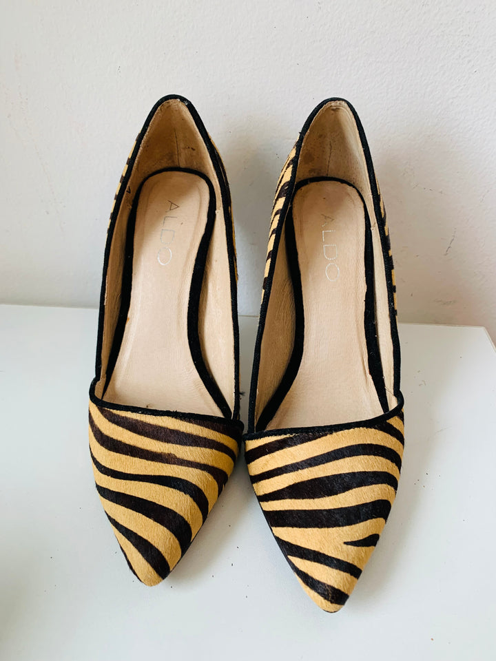 Aldo Zebra Print Pumps Size 37