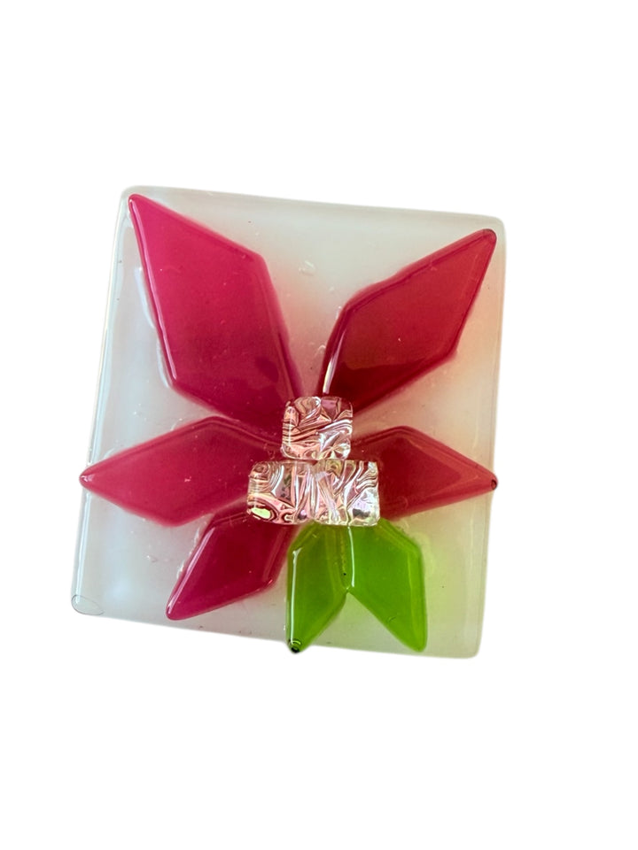 Handmade Poinsettias Brooch