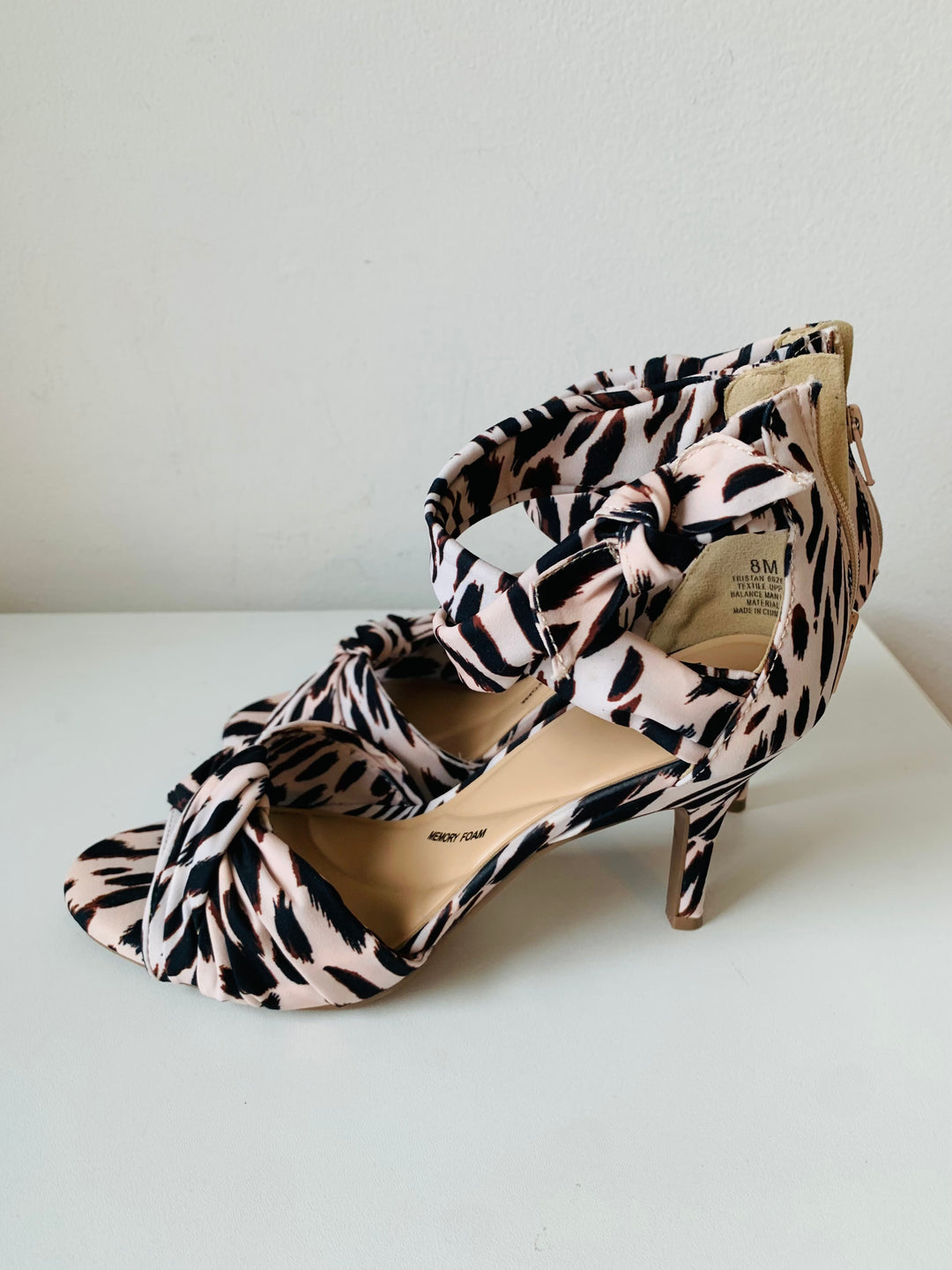 Impo Tristan Sandal In Animal Print Size 8 New
