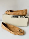 Anne Klein Aggie IFlex Cork Ballet Flats Size 7.5 New in Box