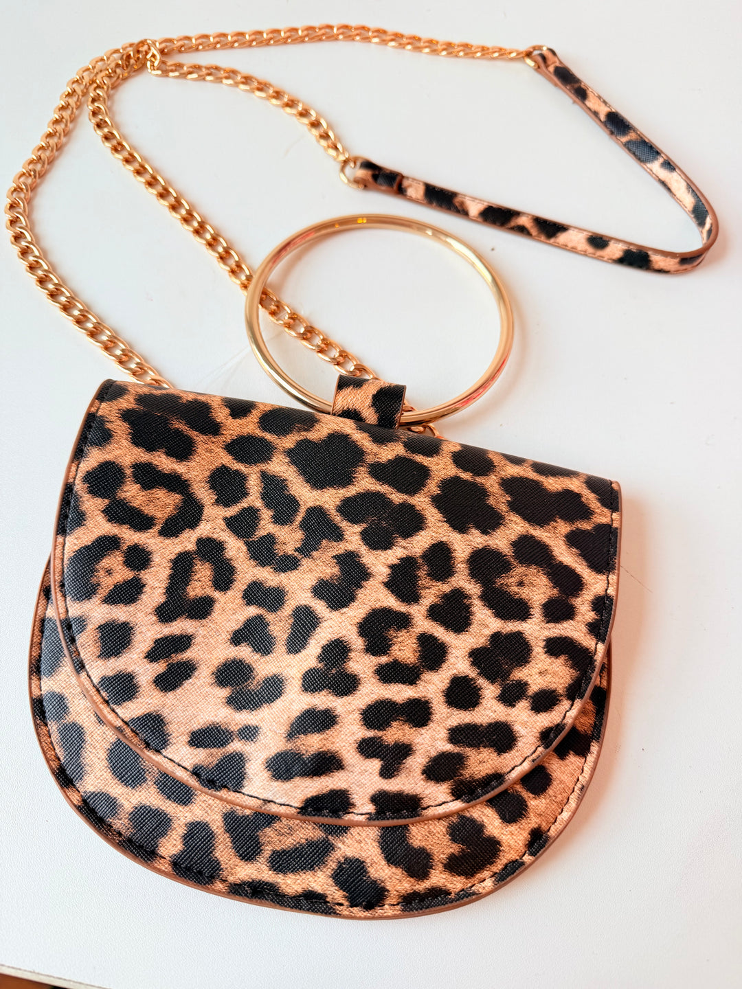 Trouvé Animal Print Crossbody Handbag