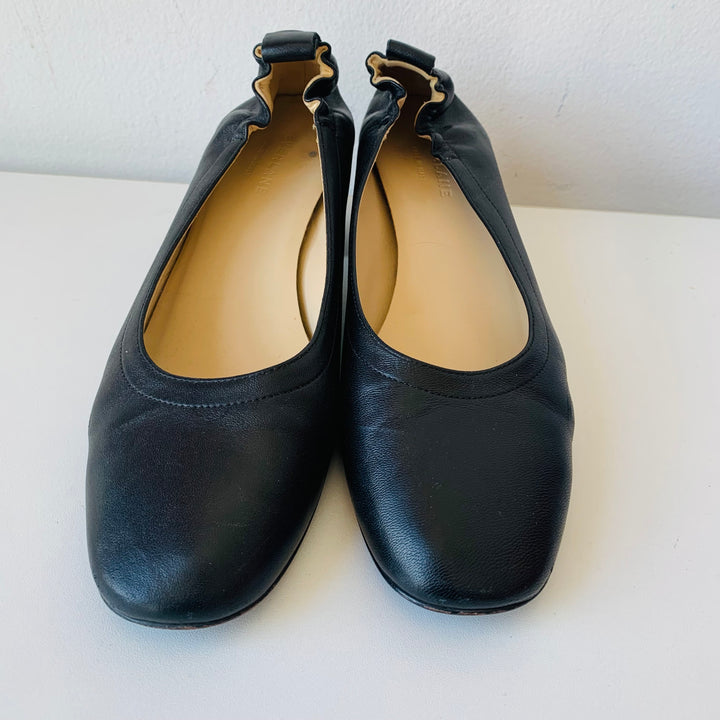 Everlane All Day Italian Black Leather Women’s Pump Size 9