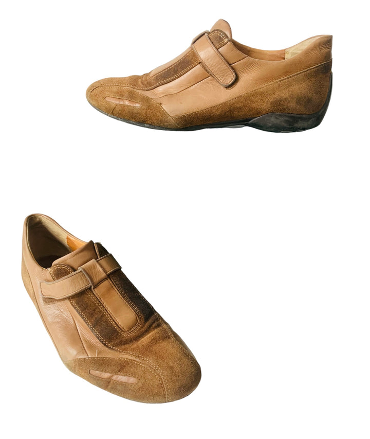 Paul Green Nisha Suede Sneaker In Tan/Brown Size 8.5 Women’s