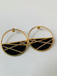 Ettika Circle Statement Pierced Earrings