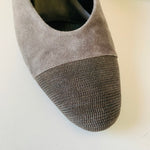 Vaneli Dank Heels in Grey Suede Size 9N