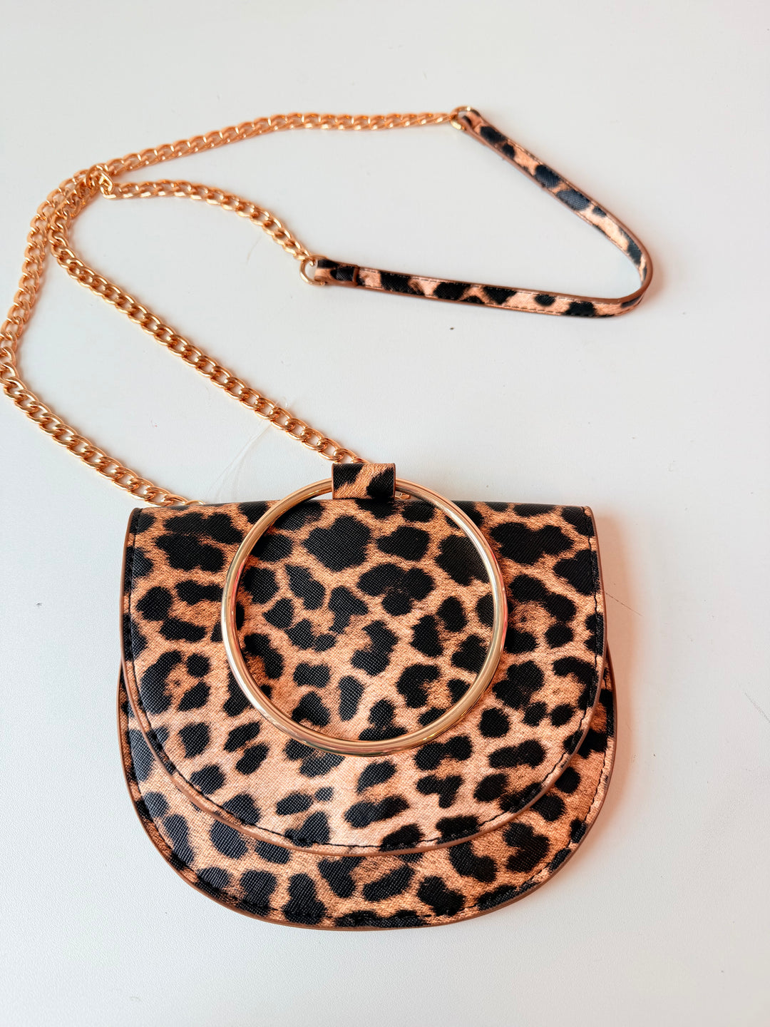 Trouvé Animal Print Crossbody Handbag