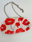 Poppy Fabric Chained Crossbody Handbag