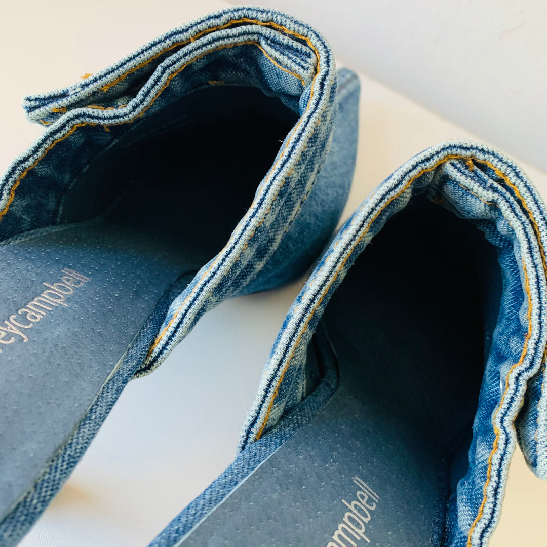 Jeffrey Campbell Jean Heeled Mules Size 10 (Fit like a 9-91/2) New