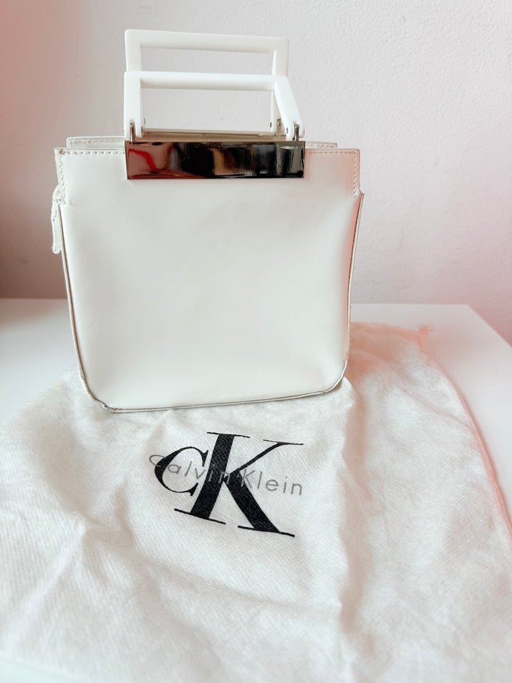 Calvin Klein White Handbag