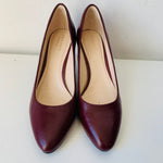 Cole Haan Classic Burgundy Leather Women’s Pump Size 8