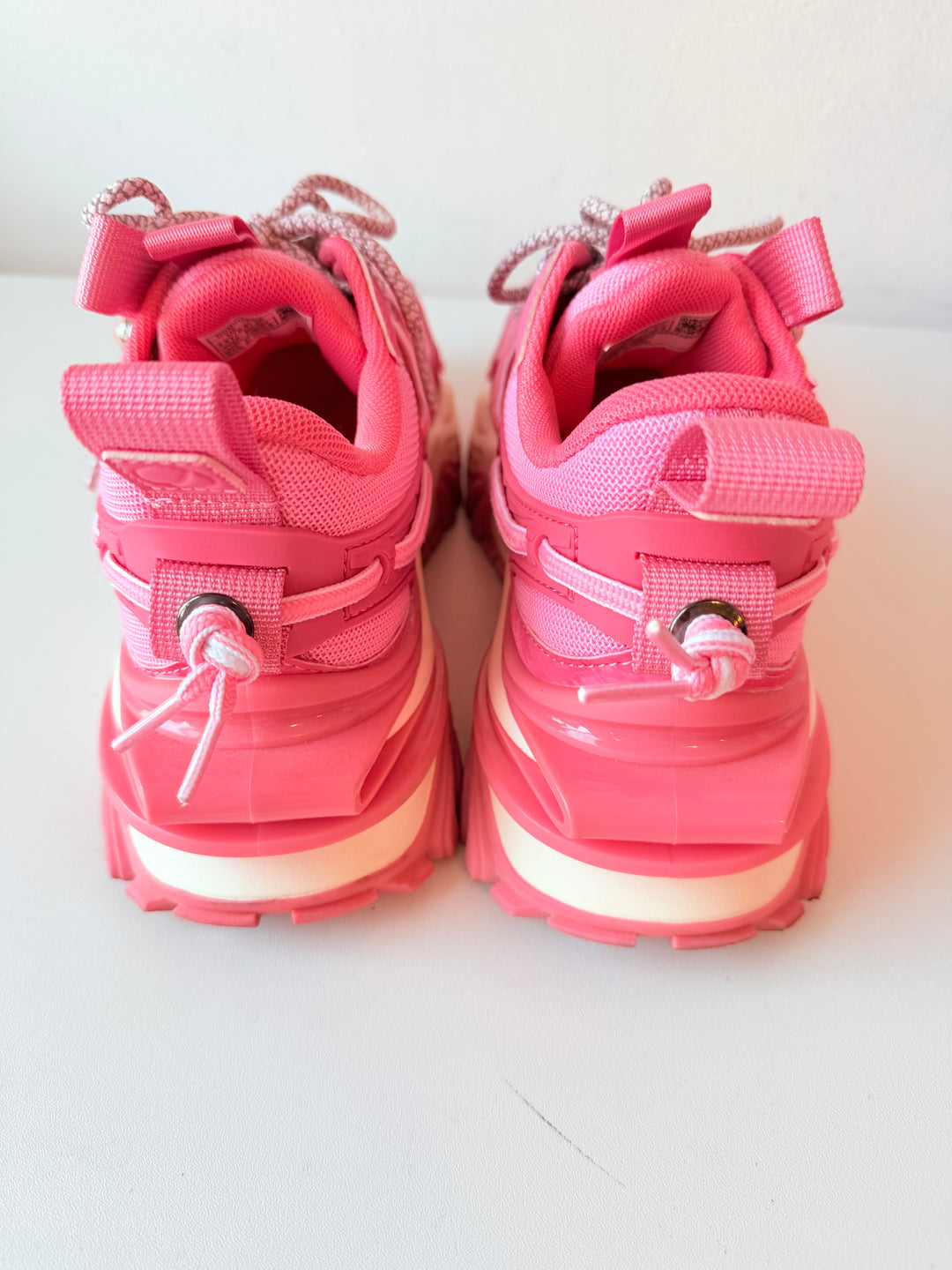 Javi Dominance Sneakers Pink/White Chunky Midsole Women’s Size 6.5