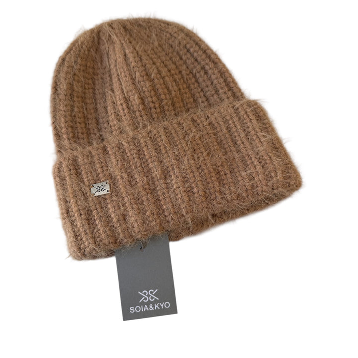 Soia & Kyo Brown Wool Hat