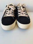 TAOS Black Zipper Sneakers Size 9