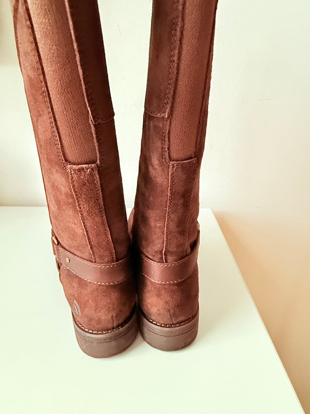 The North Face Women’s Bridgeton Brown Suede Knee Boots Size 8.5