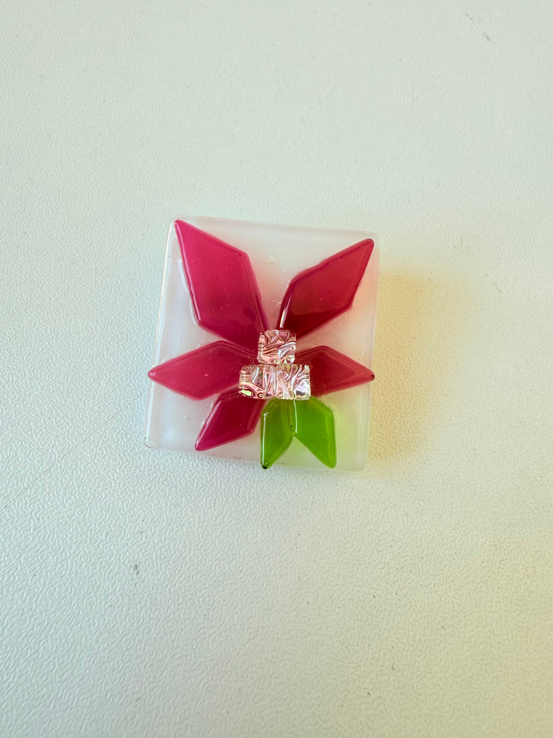 Handmade Poinsettias Brooch
