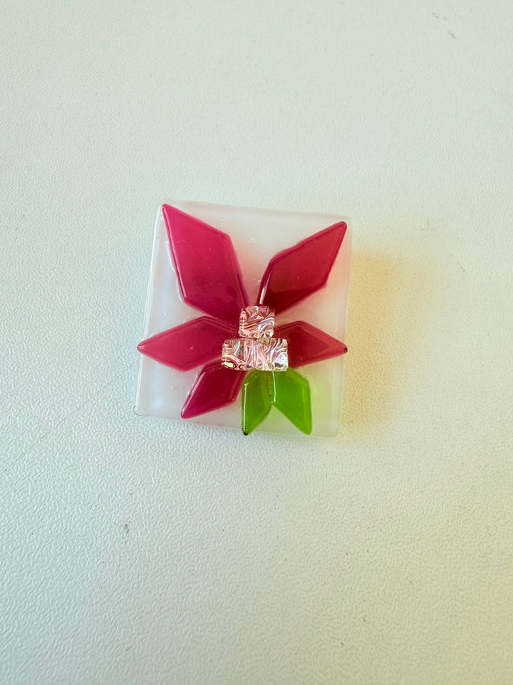 Handmade Poinsettias Brooch