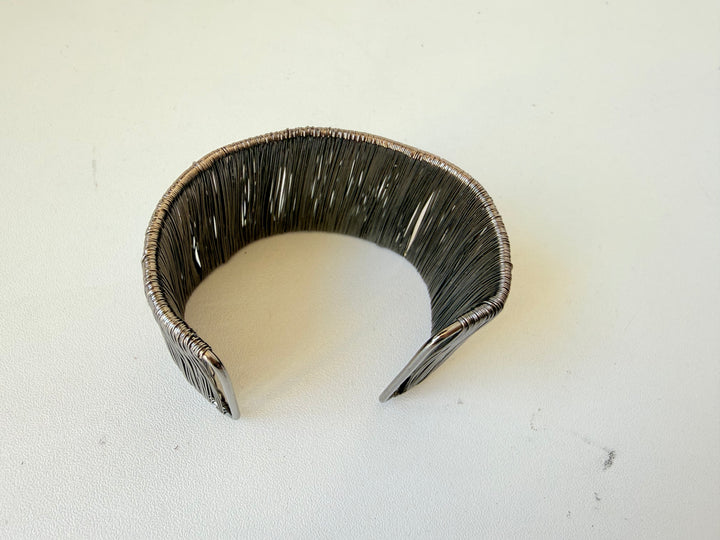 Silver Wire Cuff Bracelet