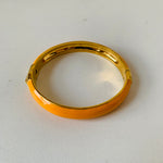 J. Crew Yellow Enameled Hinged Bracelet