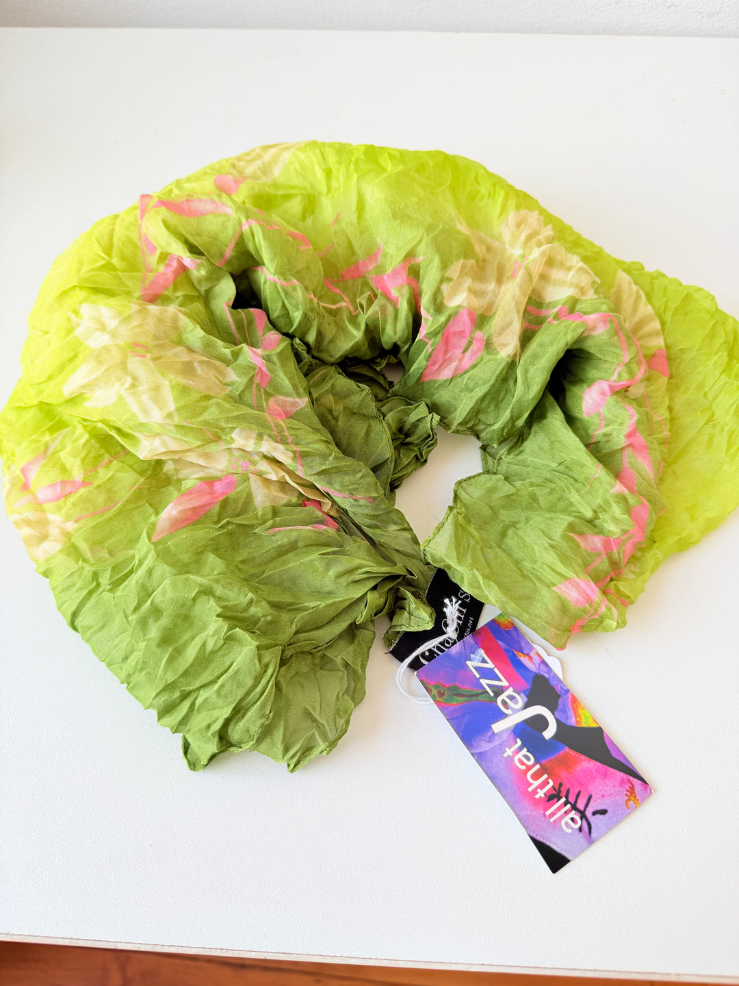 Cha Chi Meadows Crinkle Scarf NWT