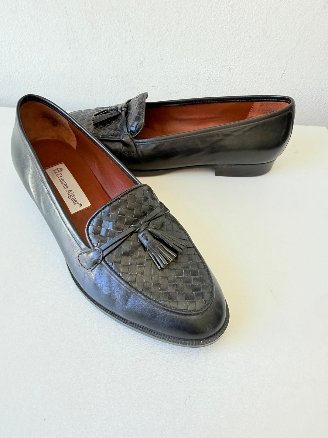 Etienne Ainger Ally Leather Tassel Loafers Size 8M