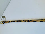 J. Crew Leopard Calf Hair Belt Size Large