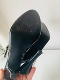 Linea Paolo Black/Cream Leather Mary Jane Spectator Pump Size 7.5 Narrow