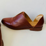 Nisolo Emma d’Orsay Oxford Flat In Brandy Leather Size 7.5