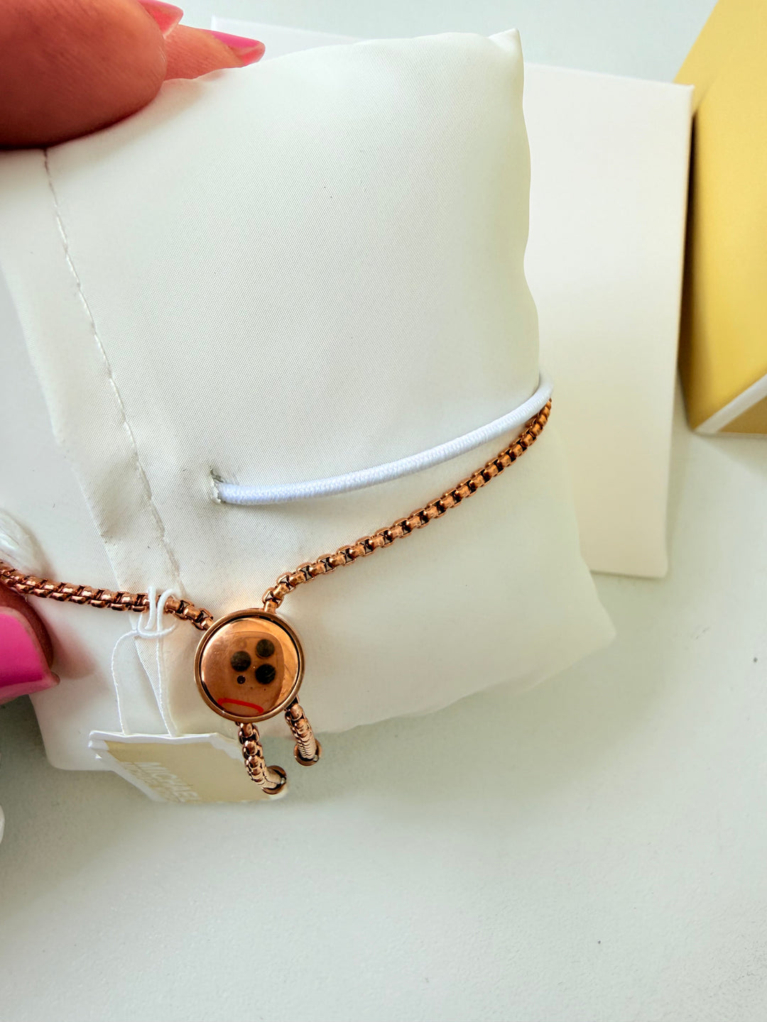 Michael Kors Rosegold Heart Logo Bracelt NWT