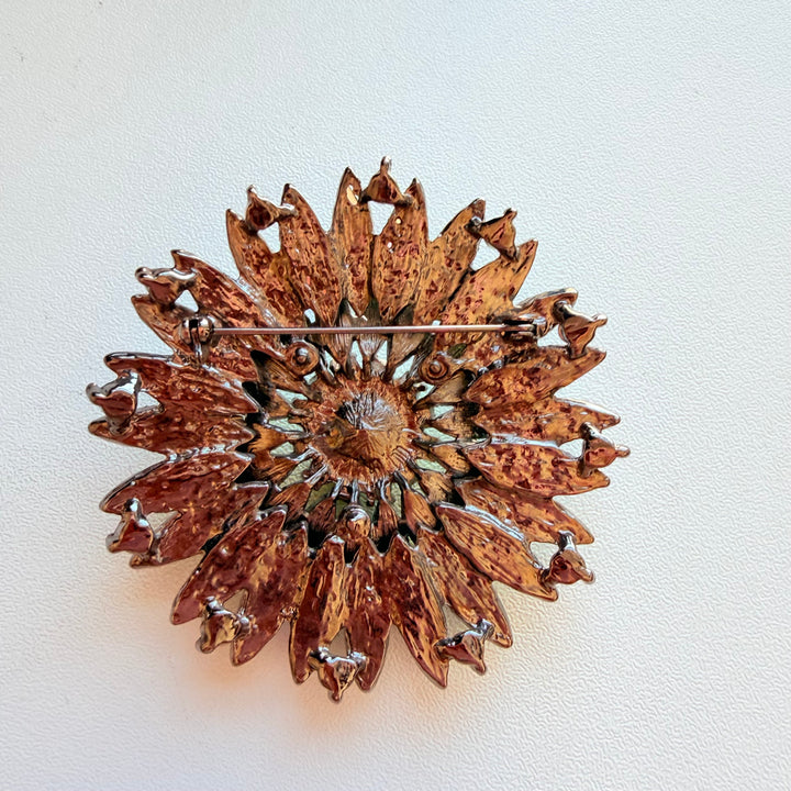 Green Vintage Brooch