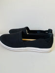 Clarks Cloudsteppers Black Breeze Step II Canvas Slip On Shoes New In Box Size 10